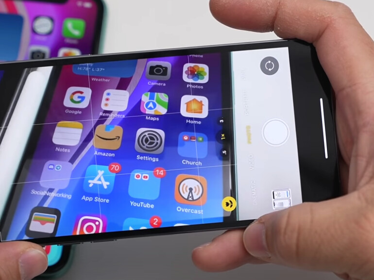 Neuer Makro-Schalter in der Kamera-App