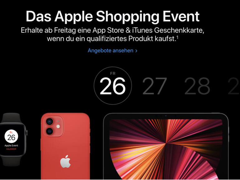 Auch bei Apple direkt kannst du jetzt sparen!