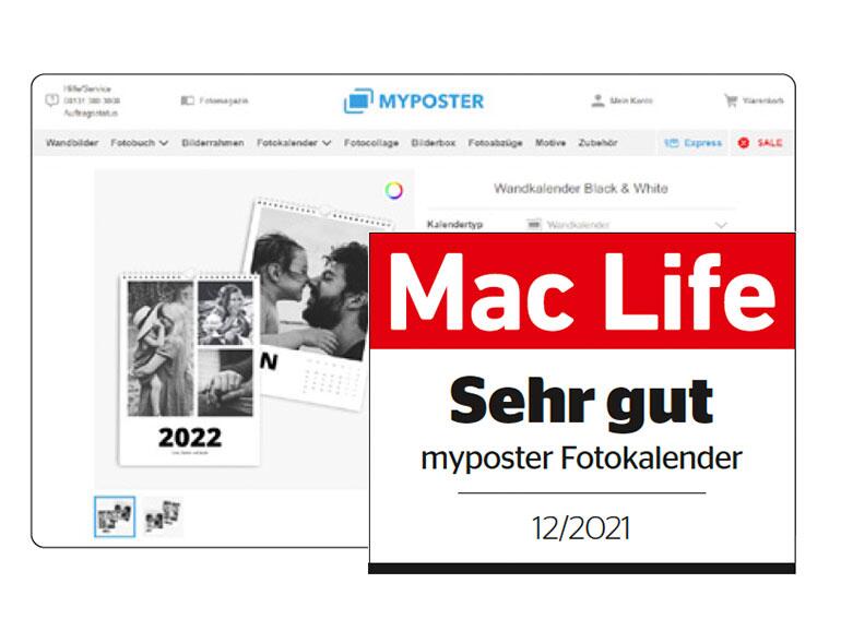 myposter Digitaldruck-Fotokalender Testergebnis