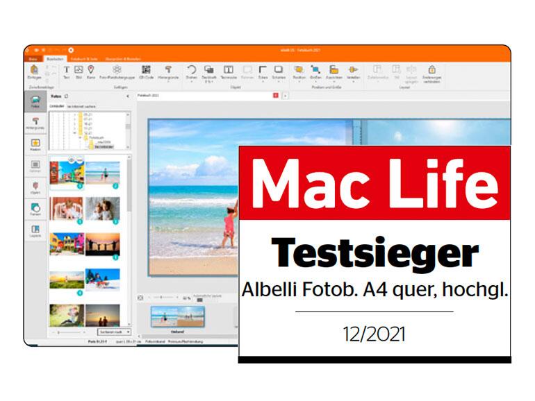 Albelli Digitaldruck-Fotobuch Testergebnis