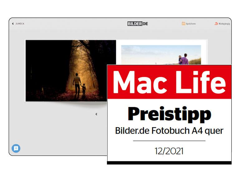 Bilder.de Digitaldruck-Fotobuch Testergebnis