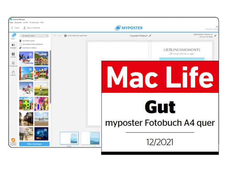 Myposter Digitaldruck-Fotobuch Testergebnis