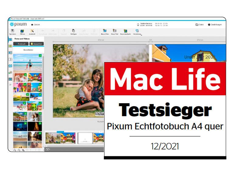 Pixum Echtfotobuch Testergebnis