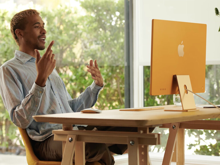 24&quot; iMac in Gelb