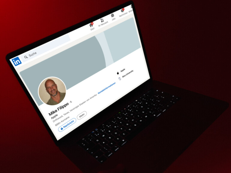 Linked-In-Profil von Mike Filippo