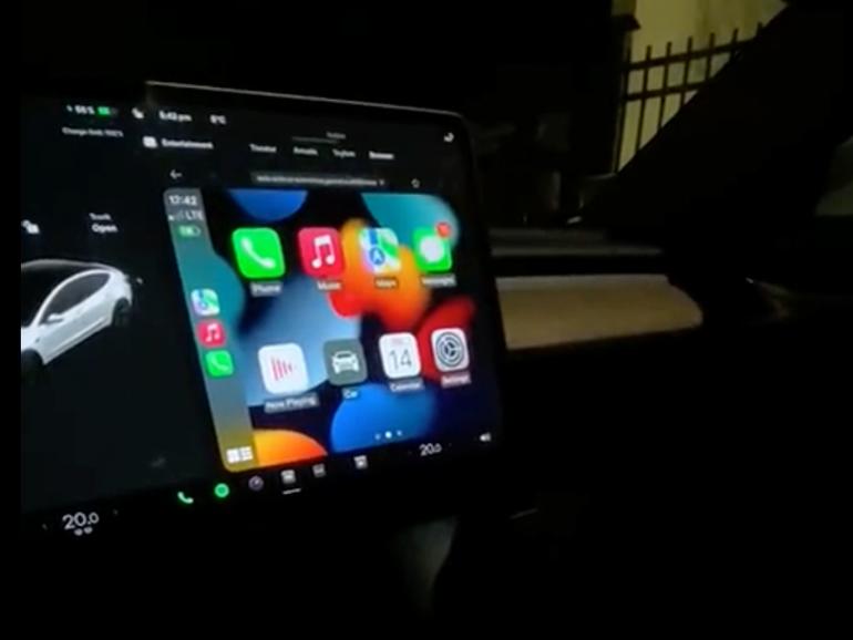 Carplay im Tesla