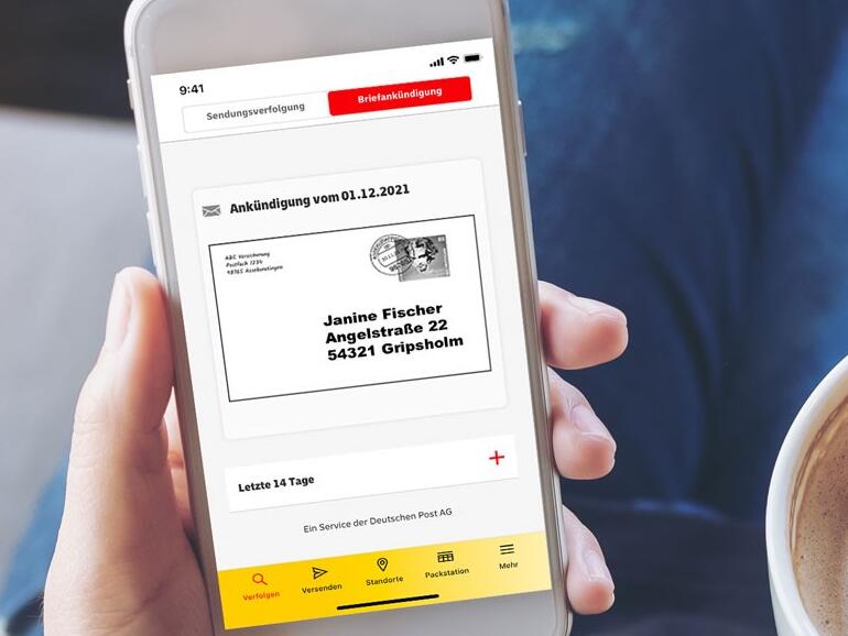 Kunden können sich vorab bequem über eingehende Briefe informieren und sich auf dem Smartphone Fotos der Briefumschläge anzeigen lassen.