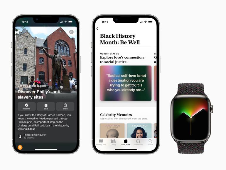 Apple lädt Kund:innen ein, den Black History Month mit besonderem Fokus auf Gesundheit und Wellness von People of Color zu feiern, und zwar mit einer Vielzahl an exklusiven Inhalten und Sammlungen über verschiedene Produkte und Services hinweg.