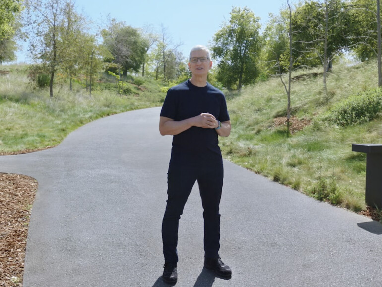 Apple-CEO Tim Cook im Frühling 2021