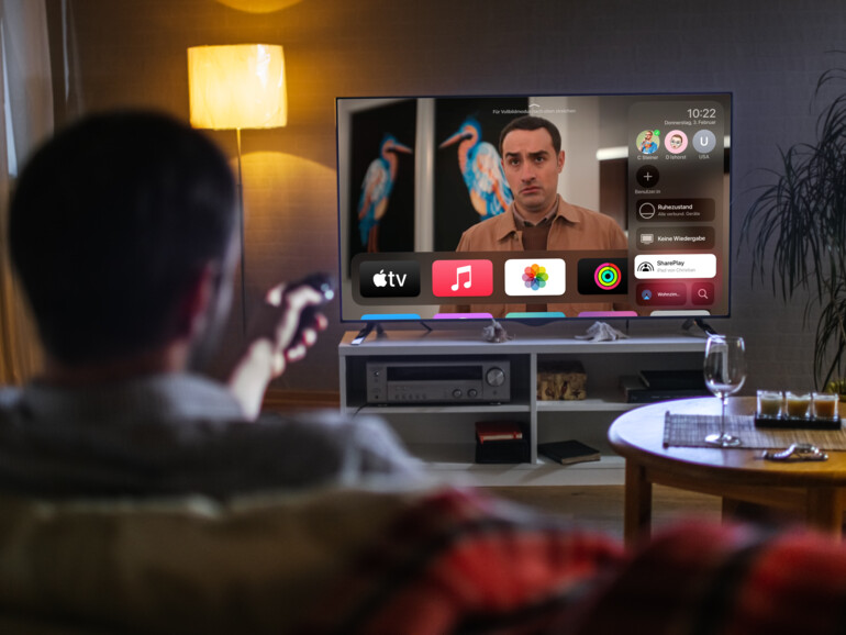 Mit Apples SharePlay-Funktion könnt ihr euch gemeinsam Filme und TV-Serien unterstützter Plattformen anschauen.