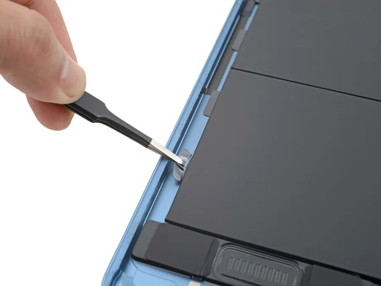 Offenes iPad Air der 5. Generation