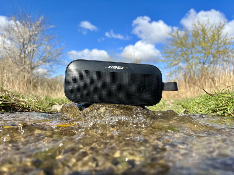 Der Soundlink Flex ist nicht wasserscheu.