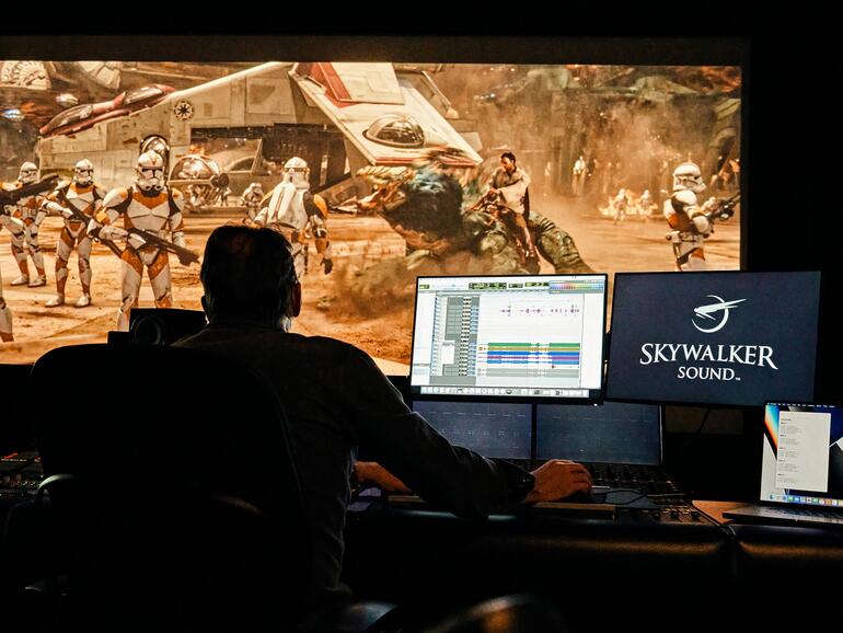Auf der Skywalker Ranch kreieren die Künstler:innen der Extraklasse von Skywalker Sound die weltweit bekanntesten Geräusche für Filme wie Star Wars und Indiana Jones.