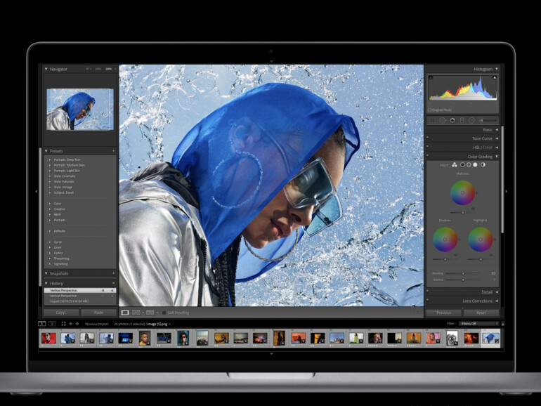 Viel Apps nutzen das Display nicht ganz - daher fällt die Notch am MacBook Pro mal mehr und mal weniger auf.