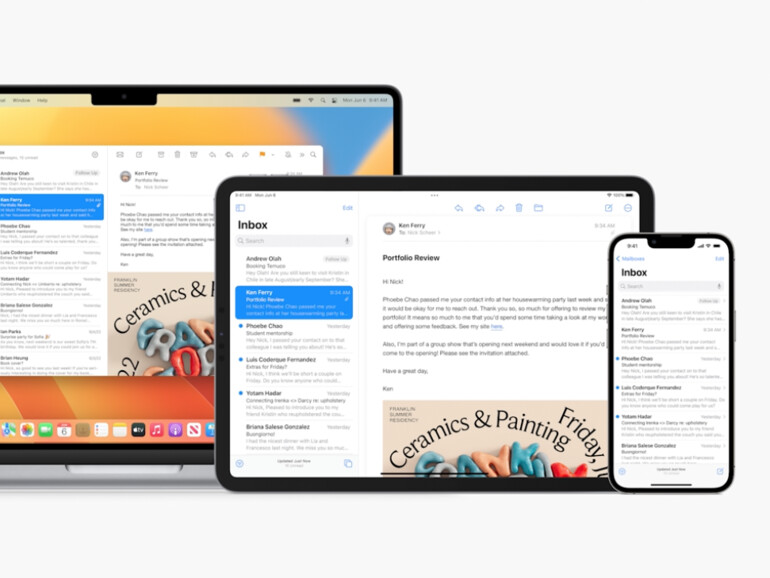 iOS 16, iPadOS 16 und macOS Ventura bringen neue Funktionen für Mail mit