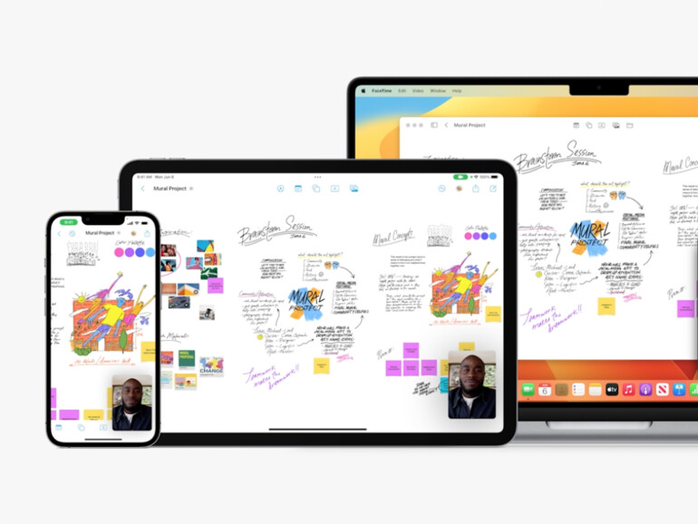 Die Freeform-App soll iOS 16, iPadOS 16 sowie macOS Ventura erreichen