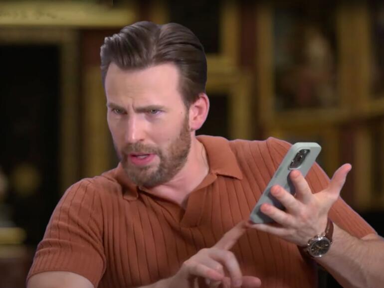 Chris Evans ist unzufrieden mit seinem neuen iPhone