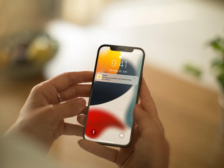 Bewegungsmeldung an das iPhone