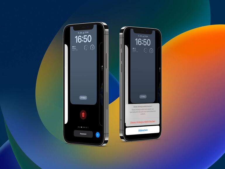 Sperrbildschirme lassen sich auch löschen