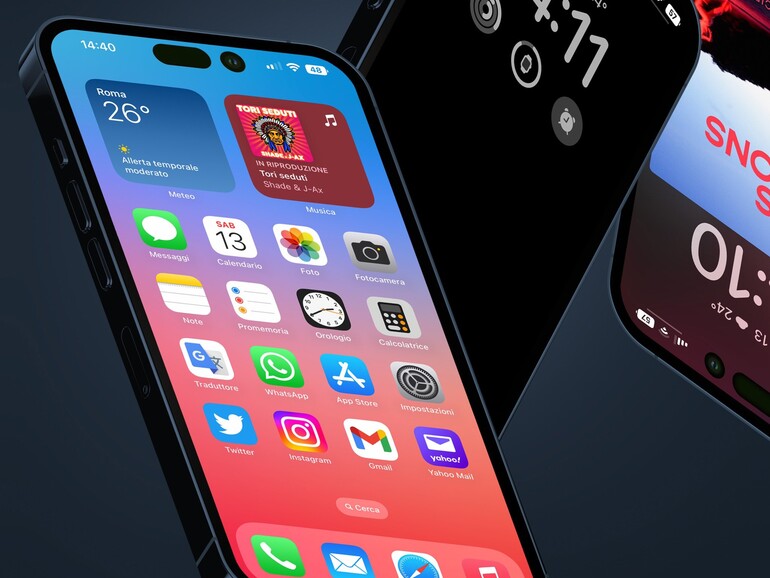 So wird das iPhone 14 Pro mit iOS 16 vermutlich aussehen.