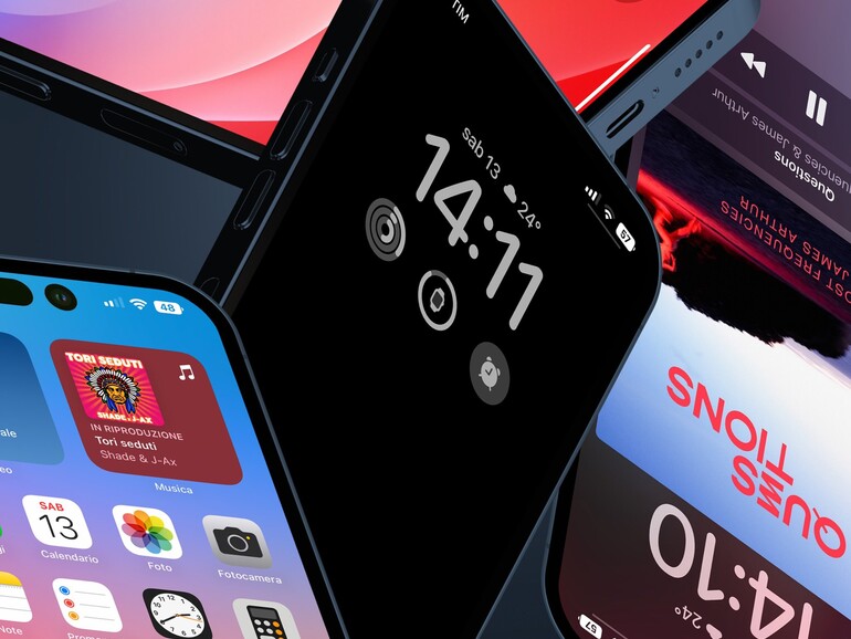 iPhone mit Always-On-Display.