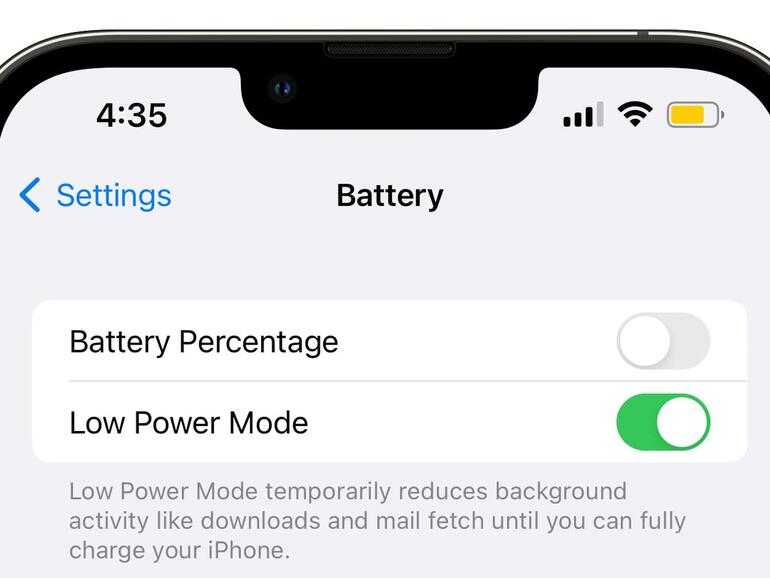 iOS 16 Beta 6 - Zwei unabhängige Schalter