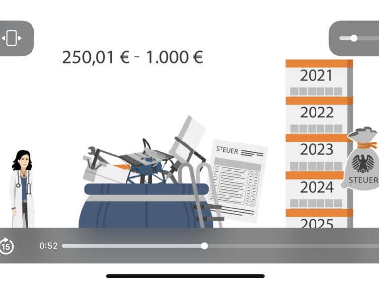 Eigentlich komplizierte Abläufe erklärt WISO Steuer in kurzen und gut verständlichen Filmen.