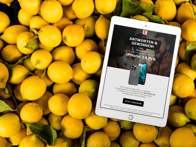 Betrüger locken mit Fake-Gewinnspielen im Namen bekannter Marken.