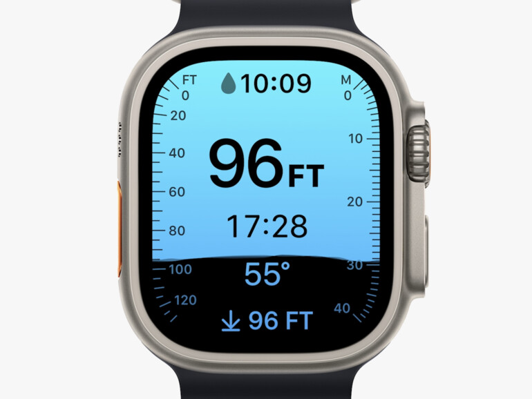 Die Oceanic Plus App verwandelt deine Apple Watch Ultra in einen vollwertigen Tauchcomputer.