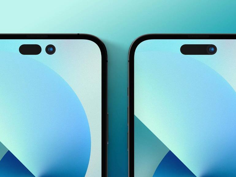 9to5Mac hat vor Kurzem ein Mockup erstellt, um den Zustand des Kameraausschnittes in beiden Varianten zu zeigen.