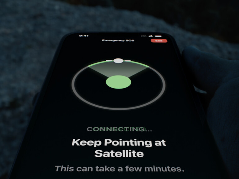 Im Notfall kann dein iPhone dir nun auch via Satellit Hilfe suchen.