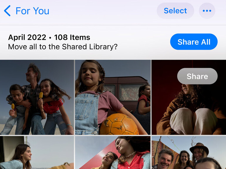 Die geteilte iCloud-Fotomediathek scheint verspätet zu erscheinen.