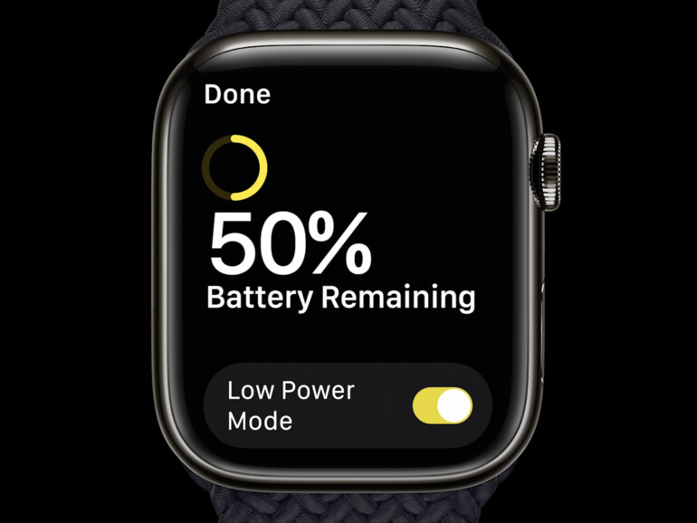 watchOS 9 bringt einen neuen Stromsparmodus für die Apple Watch mit