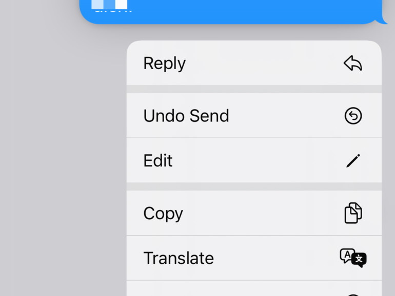 Messages sent via Apple's iMessage can now be edited or even deleted (for everyone) after they have been sent, with some restrictions.