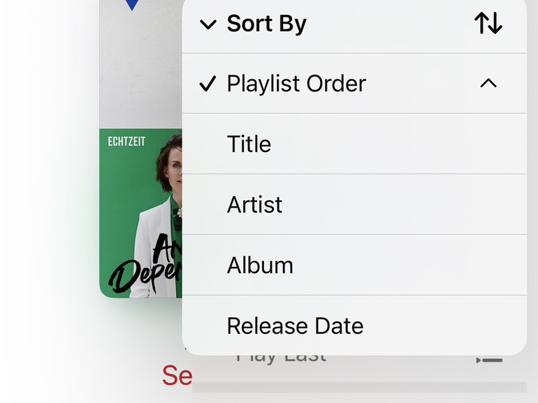 With new sorting options, you can now give your own playlist a bit more individuality.