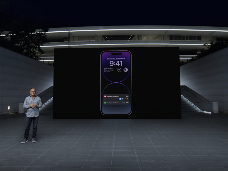 Das Display wird im Always-On-Modus gedimmt