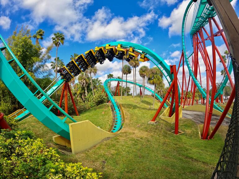 Das iPhone in der Achterbahn