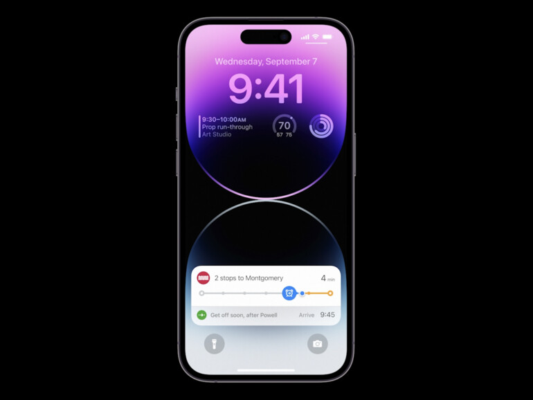 iOS 16.1 bringt die Live Aktivitäten