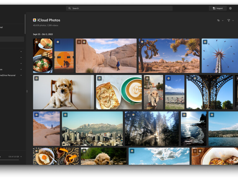 Ohne Umwege: Apples iCloud-Fotos-Dienst integriert sich schon bald direkt in der Windows-11-App von Microsoft Fotos.