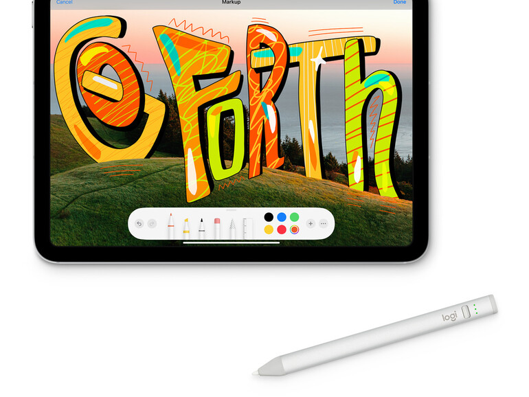 Der Logitech Crayon besitzt jetzt einen USB-C-Port