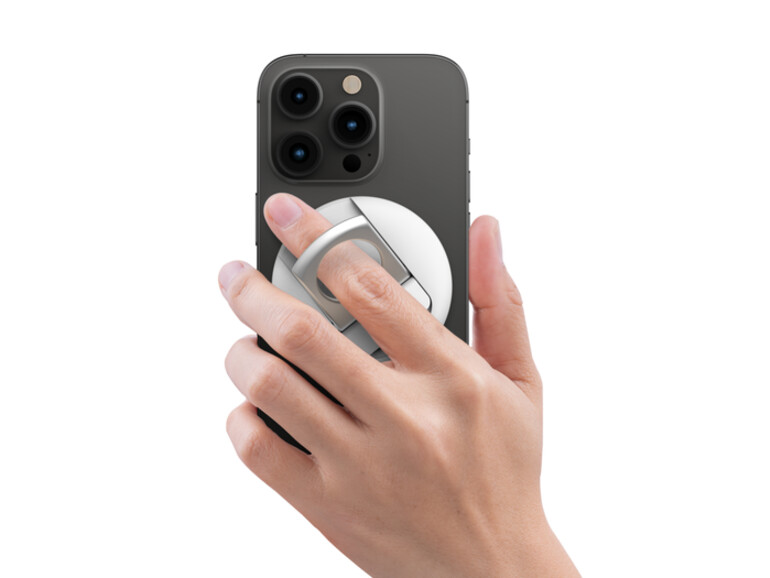 Der Ringgriff bietet zusätzlichen Halt