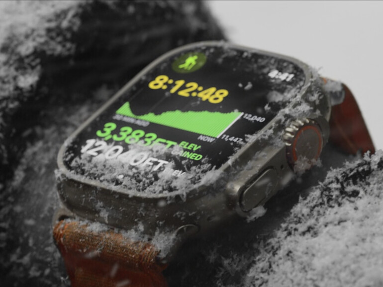 Apple Watch Ultra im Einsatz