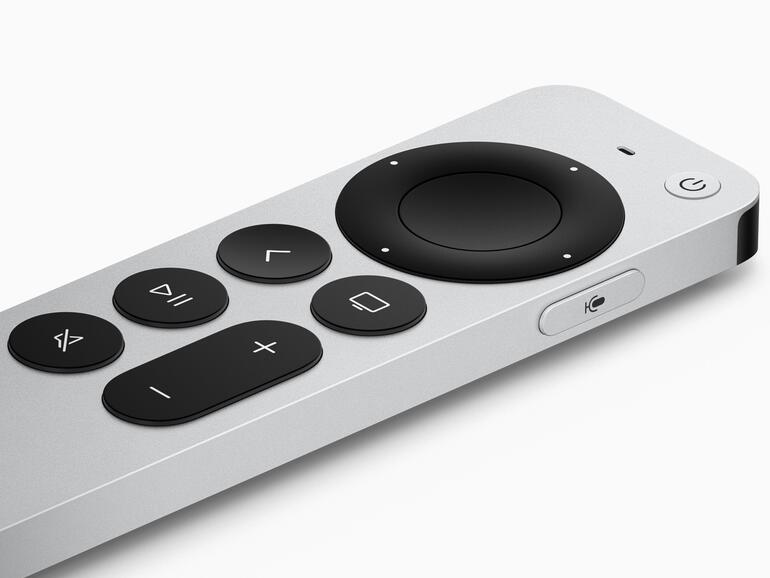 Die Siri Remote verfügt jetzt über einen USB-C-Port