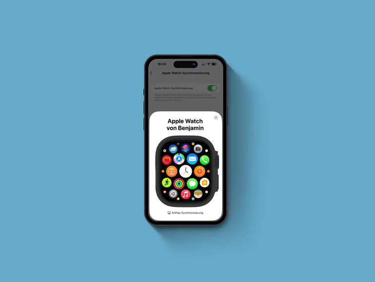 Die Apple Watch kannst du über das größere Display deines iPhones steuern