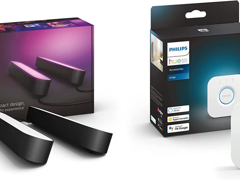 Hue Ambiance Lightbar-Set mit über 83 Euro Rabatt sichern.