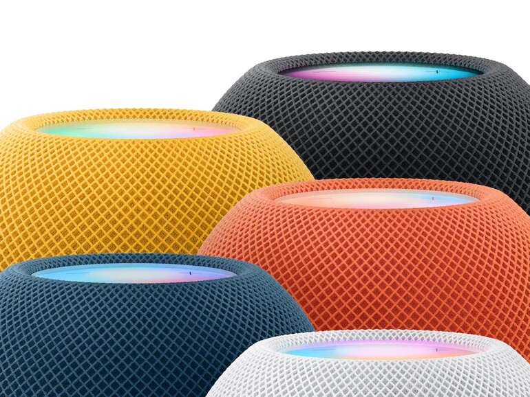 Bei Cyberport gibt es den HomePod mini in allen Farben für 89 Euro.