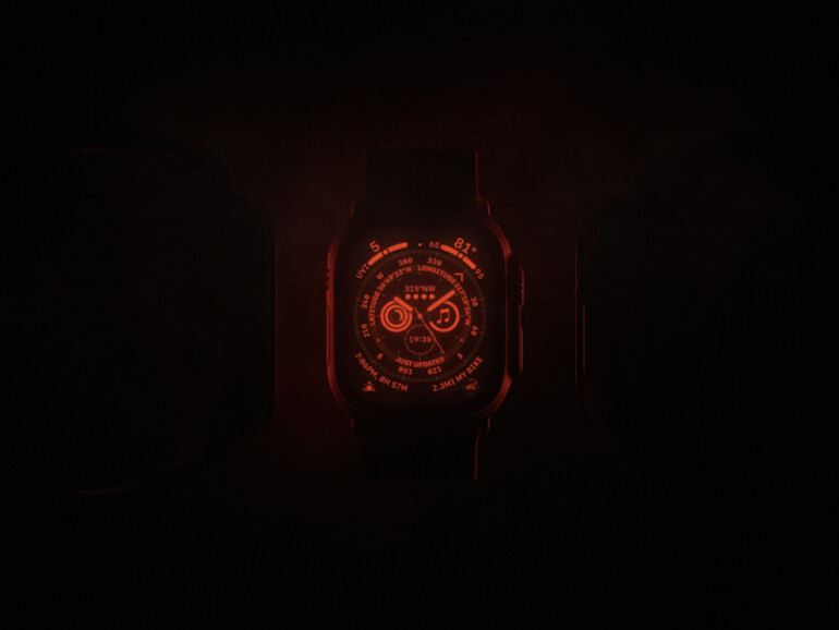 Die Apple Watch Ultra hat einen Nachtmodus