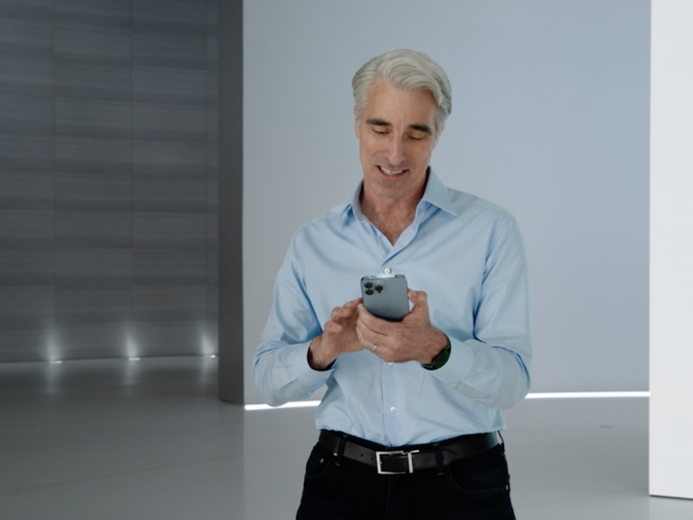 Craig Federighi stellt iOS 16 auf der WWDC 2022 vor