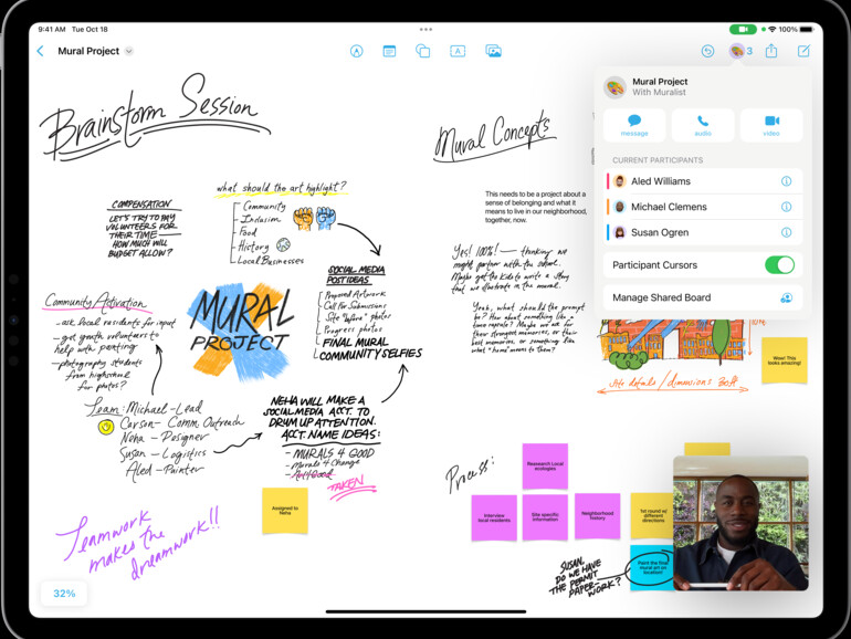 Mit Freeform ist Apple bereits in Version 1.0 ein großer Wurf gelungen. Wir werden noch viel von dieser Whiteboard-Anwendung hören!