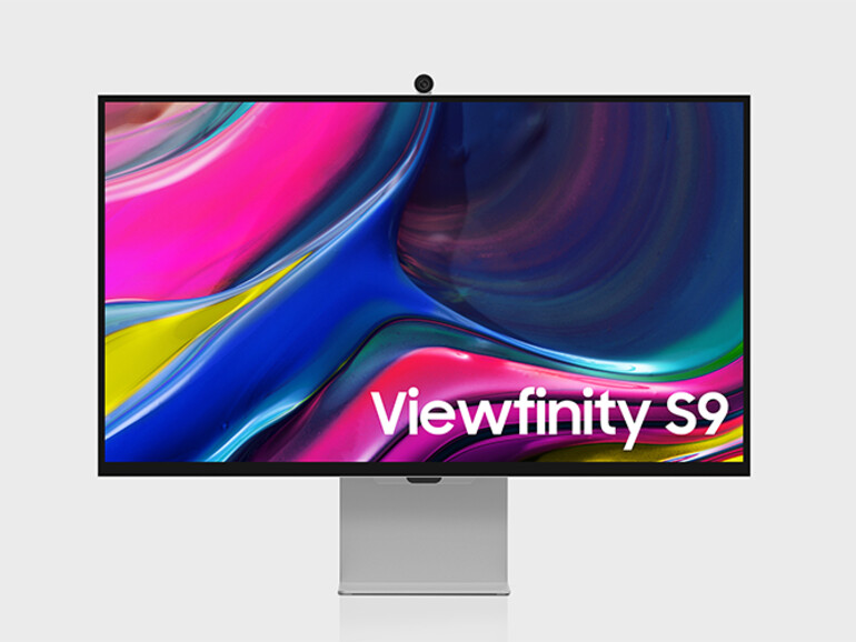 Das Viewfinity S9 könnte optisch auch ein neuer iMac sein.